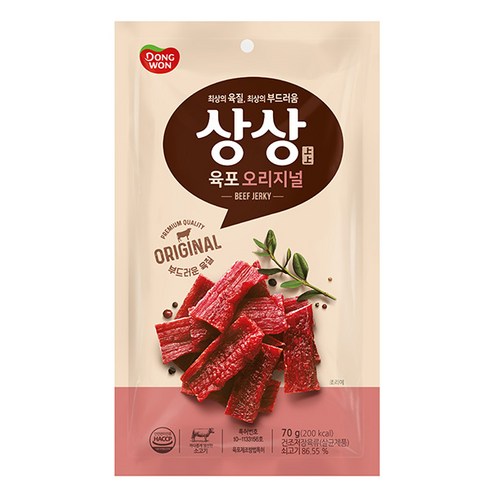 상상육포 오리지널, 70g, 1개