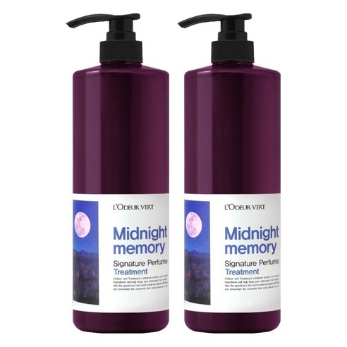 로더베르 시그니처 퍼퓸 트리트먼트 미드나잇메모리 1000ml, 2개