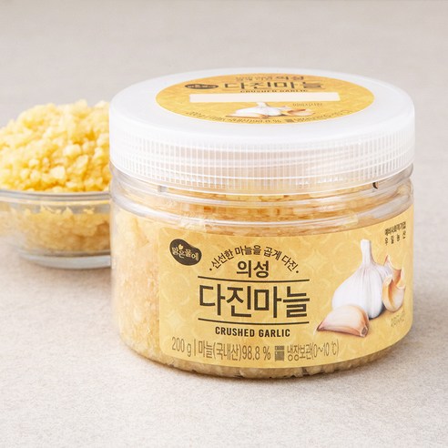 맑은물에 의성 다진마늘, 200g, 1개 
채소