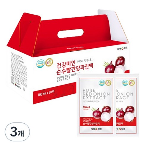 지성식품 빨간양파즙, 100ml, 90개