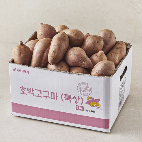 호박고구마 특상, 5kg, 1개