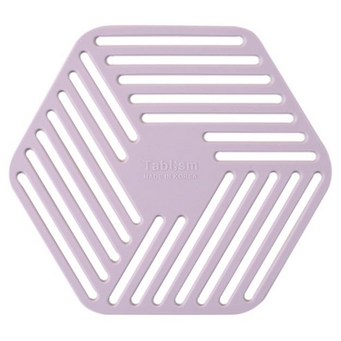 테이블리즘 내열 실리콘 인덕션 매트 냄비받침, 라벤더, 1개
