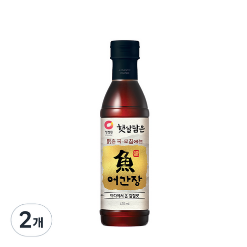 청정원 어간장, 2개, 410ml