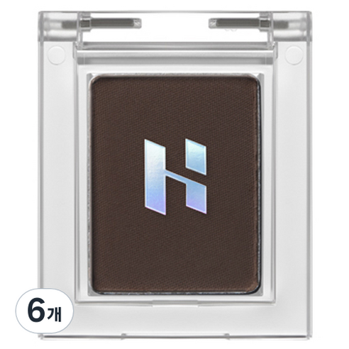 홀리카홀리카 마이 페이브 피스 아이섀도 1.8g, 다크 에스프레소, 6개