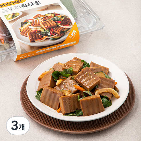 마이셰프 도토리묵무침, 631g, 3개