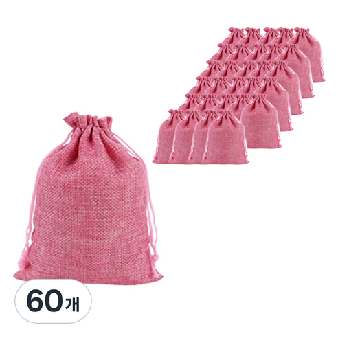 마켓피오 칼라 린넨 조래기 7 x 9 cm, 타입5, 60개