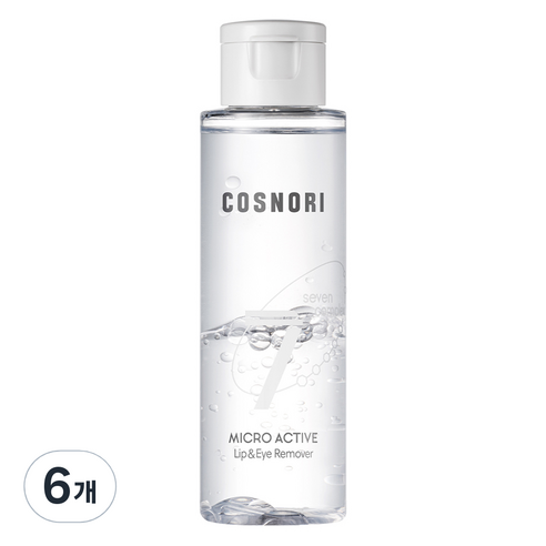 코스노리 마이크로 액티브 립앤아이 리무버, 150ml, 6개