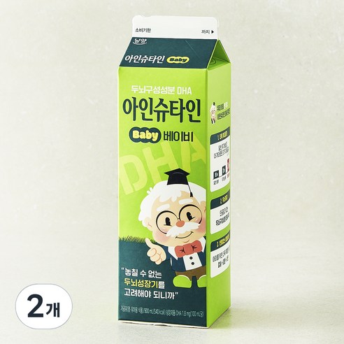 남양유업 아인슈타인 베이비, 900ml, 2개