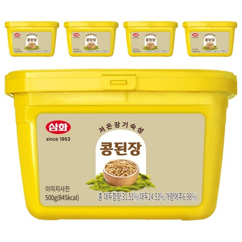 삼화 콩된장, 500g, 5개