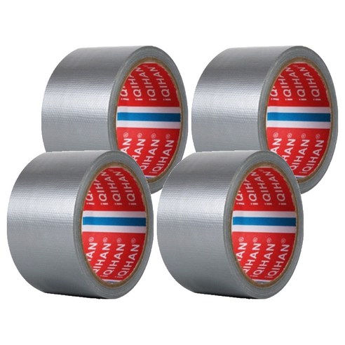다다 고점도 강력 면 테이프 60mm x 20m, 은색, 4개