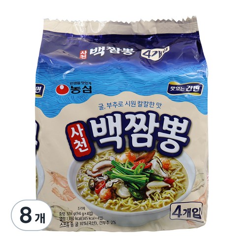 농심 사천백짬뽕, 32개