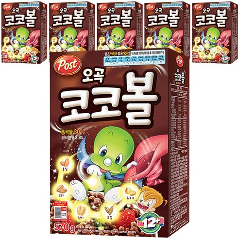 포스트 오곡 코코볼, 570g, 6개