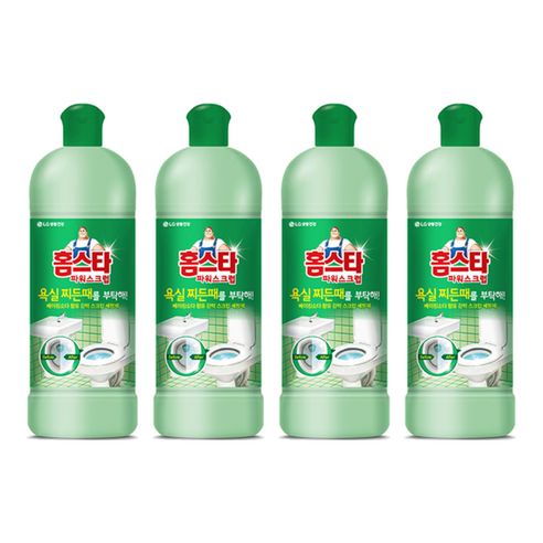 홈스타 파워스크럽 욕실용, 550ml, 4개