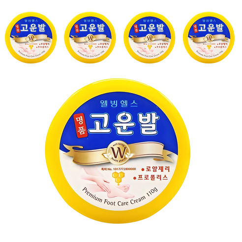 고운발 웰빙헬스팜 명품 크림, 110g, 5개