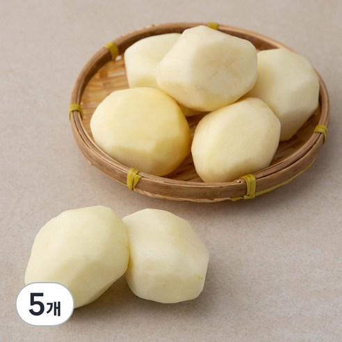친환경 깐감자(햇), 500g, 5개