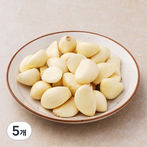 국내산 친환경 깐마늘, 150g, 5개