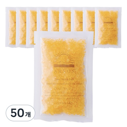 아르논 사해소금 입욕제 레몬, 80g, 50개