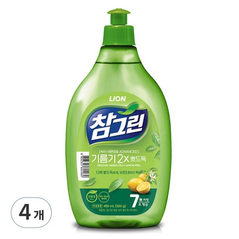 참그린 기름기 뽀드득, 4개, 500g