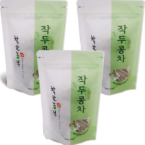 착한농부 햇 작두콩차, 15개입, 3개
