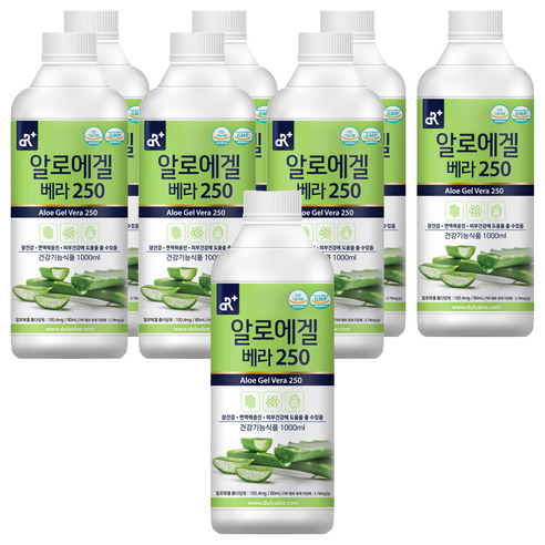 DR 알로에겔 베라 250, 1L, 8개