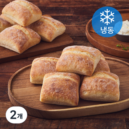 불라트 치아바타 디너롤 12개입 (냉동), 540g, 2개