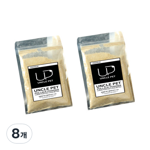 엉클펫 전연령용 메가 황태파우더 120 영양사료, 생선, 20g, 8개