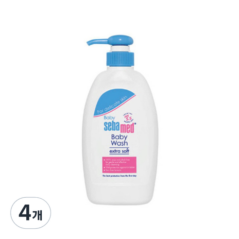 세바메드 베이비 워시, 400ml, 4개