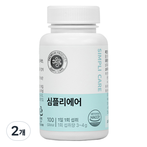 심플리케어 심플리에어, 100g, 2개