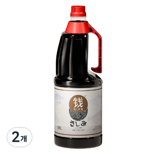 치엔 사시미 쇼유, 1.8L, 2개