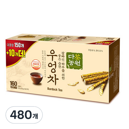 다농원 우엉차, 0.8g, 160개입, 3개