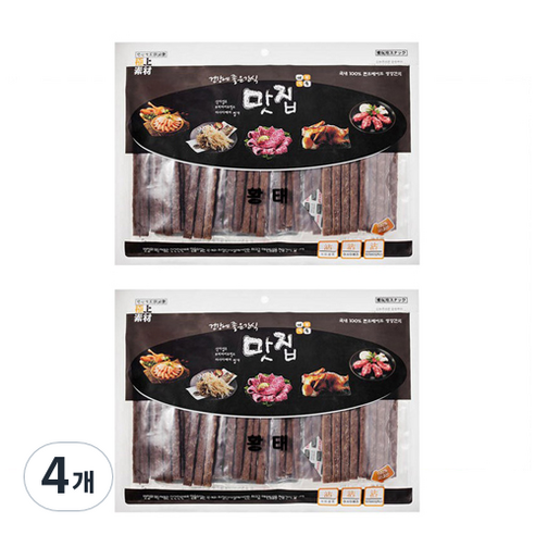 극상소재 애견 애묘겸용 건강에 좋은간식 맛집, 황태, 360g, 4개