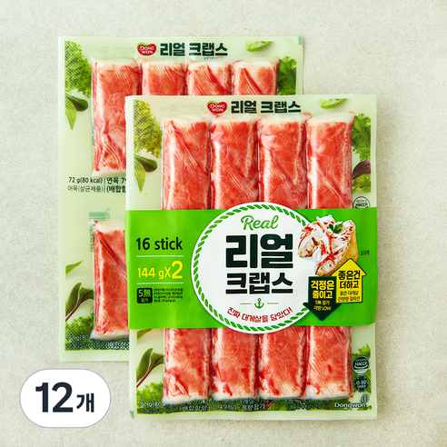동원 리얼크랩스, 144g, 12개