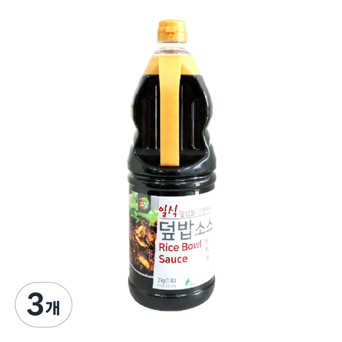 이슬나라 일식 덮밥소스, 2kg, 3개