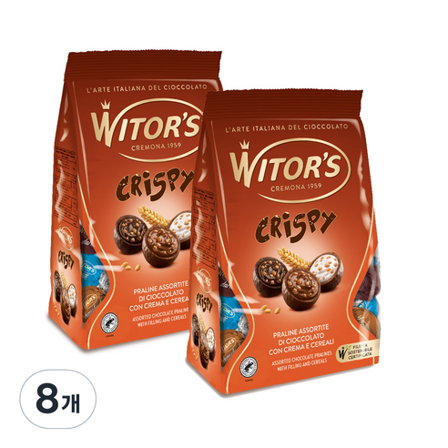 위토스 셀렉션 크리스피 초콜릿, 250g, 8개