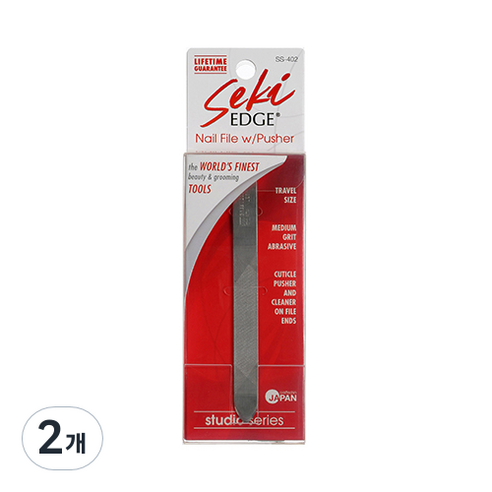 그린벨 양면 손톱 파일 SS-402 소, 혼합색상, 2개