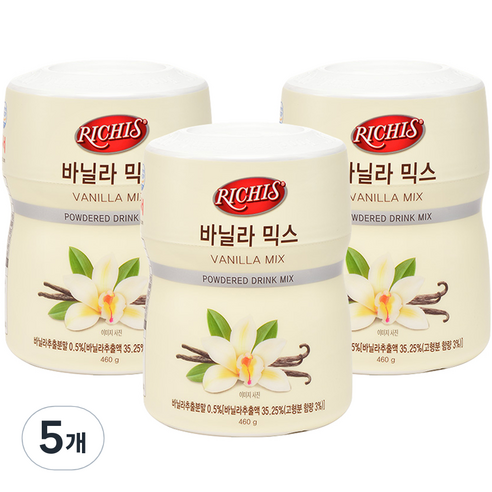 (주)동서 리치스 바닐라 믹스, 460g, 5개, 3개입