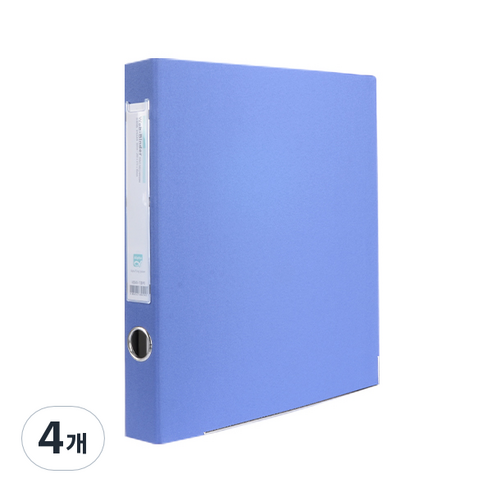 알파 웹D링 바인더 A4 3공 3cm AB948-7, 청색, 4개