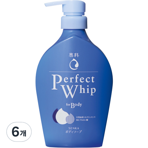 센카 퍼펙트 휩 포 바디, 500ml, 6개