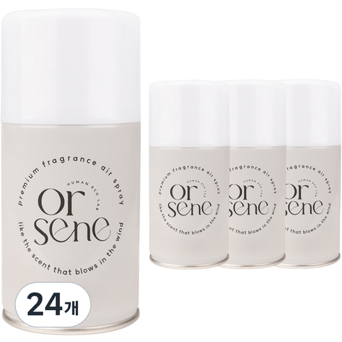 올센느 프리미엄 니치향수 방향제 자동분사기 리필 캔 에이프릴 후레쉬, 250ml, 24개