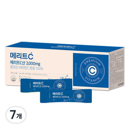휴온스 메리트C 메리트C산 비타민 2000mg 90p, 7개, 180g