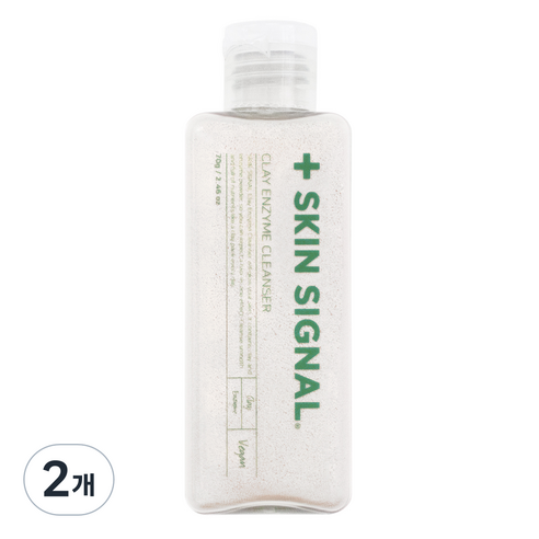 스킨시그널 클레이 엔자임 파우더 클렌저, 70g, 2개
