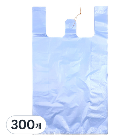 월드크린 하늘 손잡이 비닐봉투, 5L, 300개