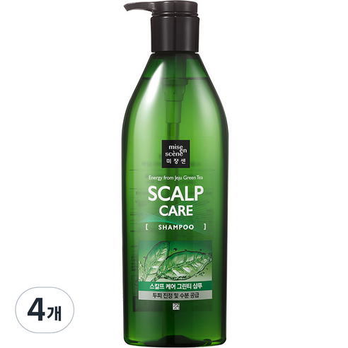 미쟝센 스칼프케어 샴푸, 680ml, 4개