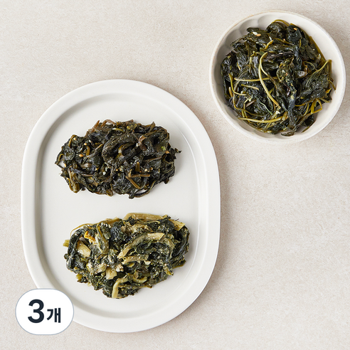 정미경키친 건나물 3종 모둠 A, 150g, 3개