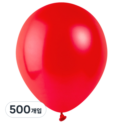 파티팡 풍선 라운드 30cm, 펄 레드, 500개입