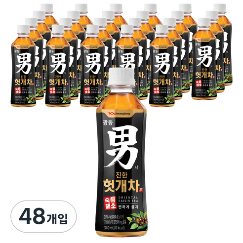 광동 진한 헛개차, 340ml, 48개