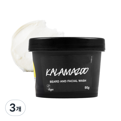 러쉬 칼라마주 비어드 앤 페이셜 워시, 90g, 3개