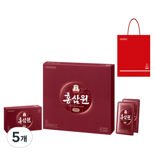 홍삼원 코어 30p, 5개, 1.5L