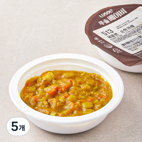 루솔 베이비 순한카레 513, 120g, 5개