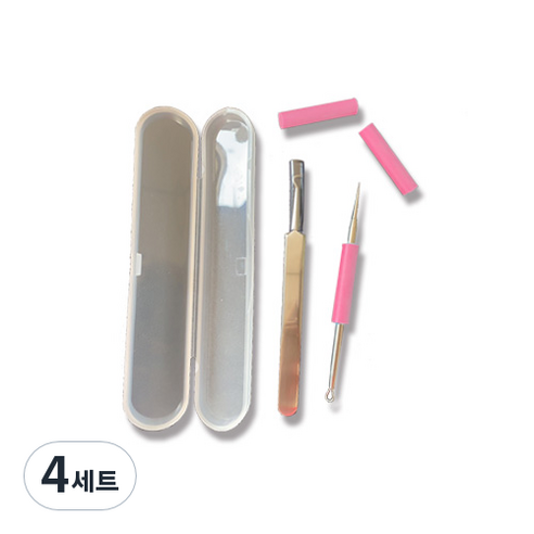 압출기 3종 세트, 핑크, 4세트
